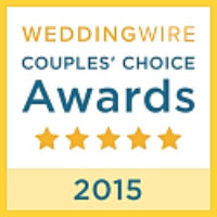 2015 Wedding wire Couples Choice award