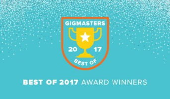 Best of 2017 Gigmasters award
