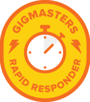 Gigmasters rapid responder award