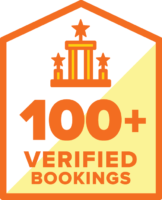 Gigmasters 100 plus verified bookings award